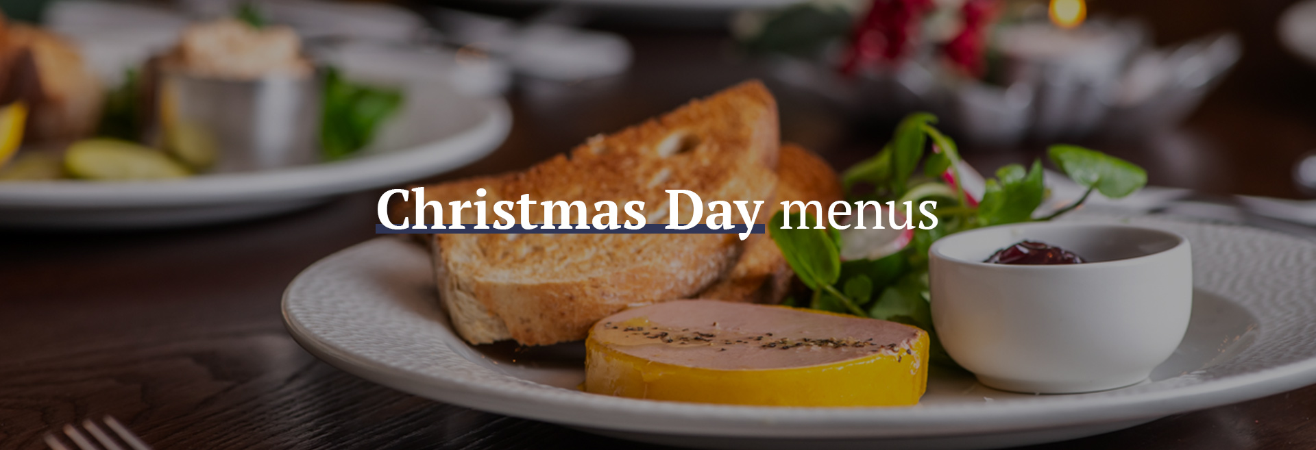 Christmas Day Menu at The Albany